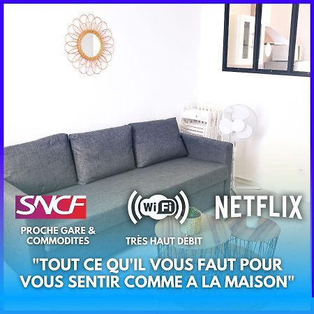 Netflix I Molotov I Lit 160X200 I Proche Gare Et Centre Ville I 39M2 I Wifi Toulon Exteriör bild
